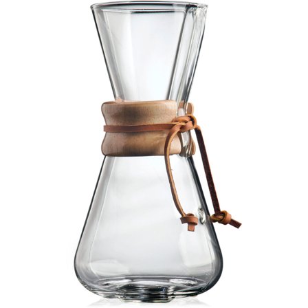 Chemex Kaffebrygger (3 kopper) - Glas/eg | KitchenOne