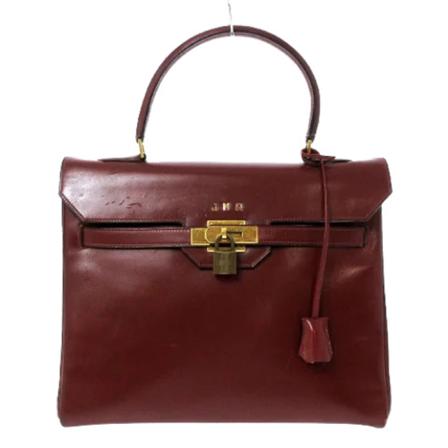 Hermès Vintage, Pre-owned Leather handbags Rood, Dames, Maat:ONE Size,stof
