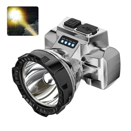 Lang rekkevidde Hodelykt LED Spotlight GUL LYS GUL LYS