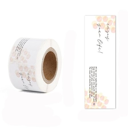 120 st/rulle tack-sigillklistermärken Hälsningsetiketter 9 9