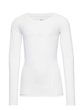 Liga Baselayer Tee Ls Jr White PUMA