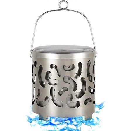 Utomhusspis Lock Camping Mini, Värmeadapter Bärbar Spis, Värmespis i Rostfritt Stål, för Butangas Spisbrännare Camping Spis Lock [DB]