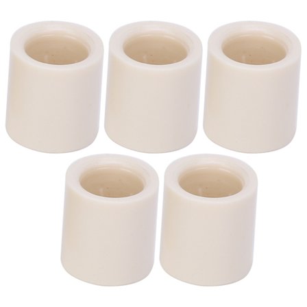 40 stk Pool Cue hylser Hvit Fiber Stick Rod Reparasjonsverktøy Rør Biljard Tilbehør 12mm/0.5in OD 0.5in