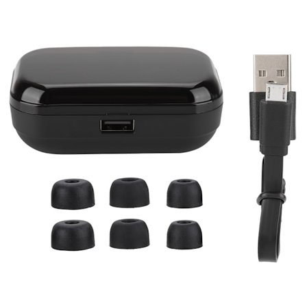 TWS trådlösa hörlurar Bluetooth 5.0 Power Display Touch Control Sport HIFI-hörlurar