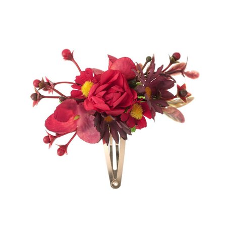 1 stk. Hårklemmer Pæon Hårnål RØD