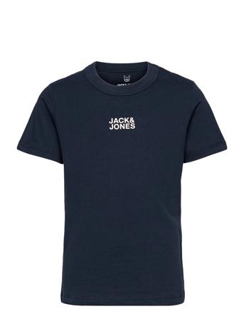 Jcoclassic Tee Ss Crew Neck Ln Jr T-shirt Blå Jack & J S