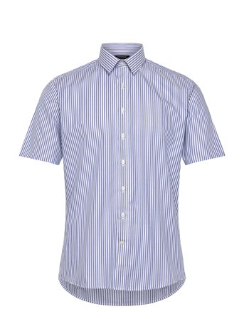 Lindbergh Shirt S/S - Blue - M