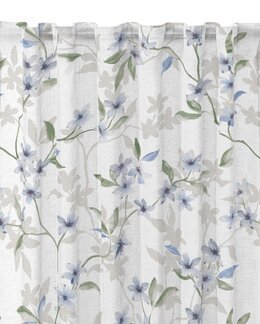 Multibåndslengde Gertrud blomstrete 2-pk Blå