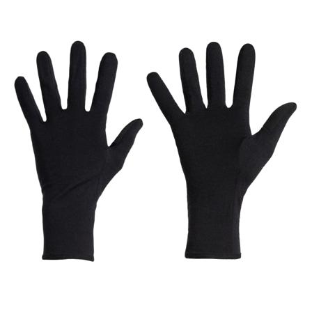 Icebreaker Unisex 260 Tech Glove Liners Unisex hiking gloves Black S