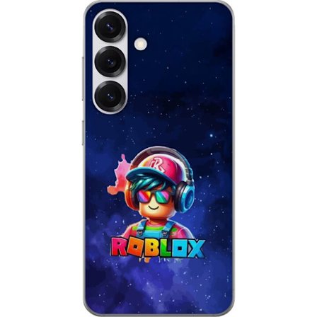 Yhteensopiva Puhelinkuori Samsung Samsung Galaxy S25 Roblox Space Explorer Design futuristisella avaruusteemalla, jossa on värikkäät yksityiskohdat