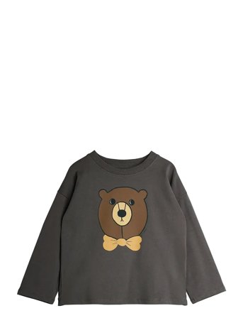 Mini Rodini Bear Sp Ls Top - Grey - 80/86