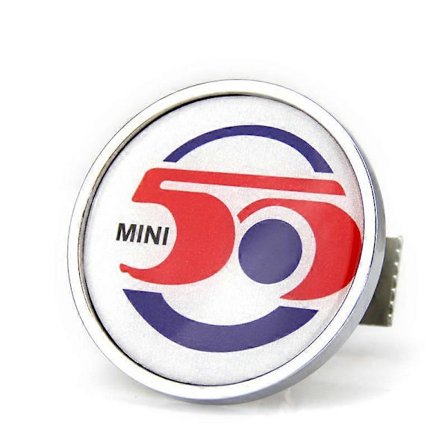 R50 R52 R53 R60 R61 Front Grill Emblem For Mini Cooper R55 R56 R57B R58 R59 F55 F56 F60 Metall Bil Styling Tilbehør