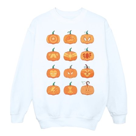 Marvel Herr Avengers Halloween Pumpa Sweatshirt L Vit