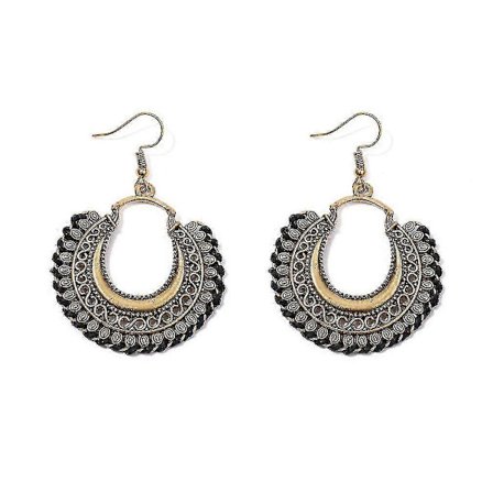 Øreringe Kvast Titan Geometrisk Hoved Gylden Legering Til Festival