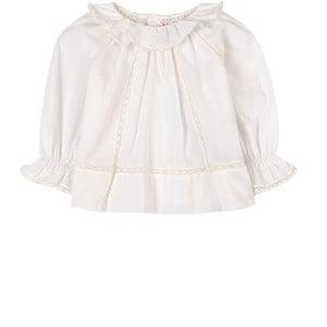 Bonpoint White Myrtille Blouse 12 Months - Tops - 12 months - White - Mädchen