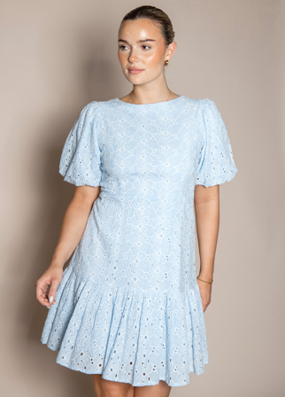 MISSMAYA - Johanna Mini Dress Blue Honey - XL