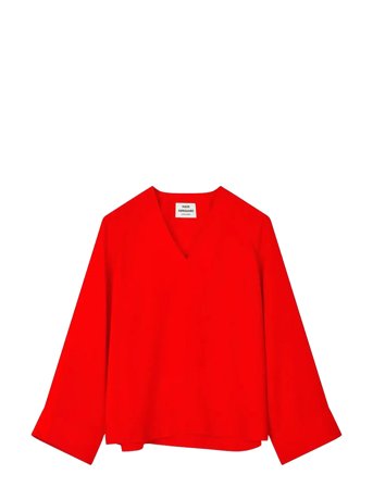 Light Crepe Milly Top Red Mads Nørgaard
