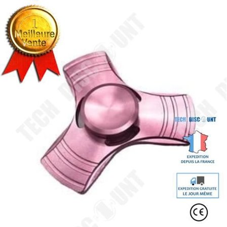 TD Fidget Spinner/ Hand Tri-Spinner/Ångest Antistressleksak/ Aluminiumlegering Metall/ Antistressleksaker Vuxna barn