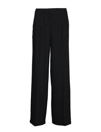 Slftinni Mw Wide Pant Vida Byxor Svart Selected Femme