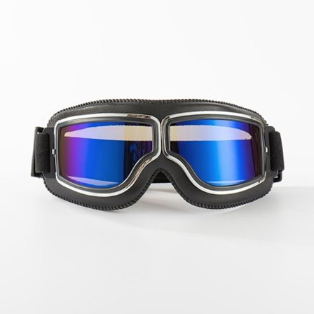 Motorsykkel Goggles Briller Moto Goggles SVART FARGERIKT LINSE