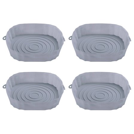 4 stk Silikon Airfryer Pot Air Fryers Ovnplade