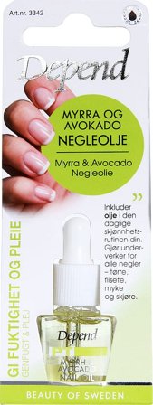 Depend Myrra & Avocado Negleolie 8 ml, Makeup, Neglepleje, Negleolie Og -Creme