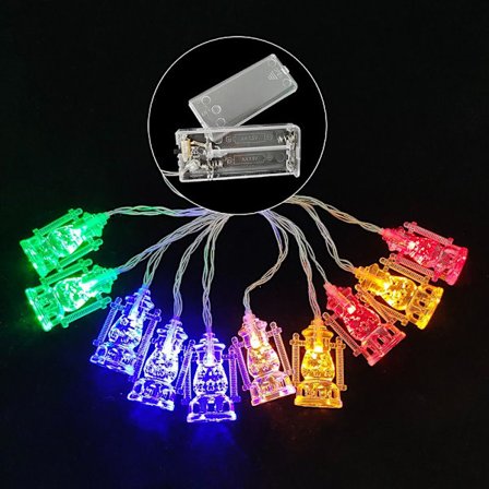 2m 10LED LED String Light Ramadan Lantern MULTICOLOR 2M