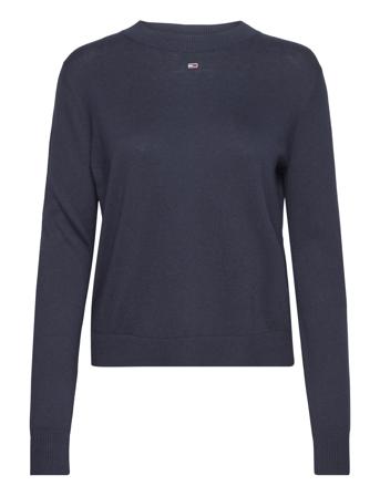 Tommy Jeans Tjw Essential Crew Neck Sweater Marinblå