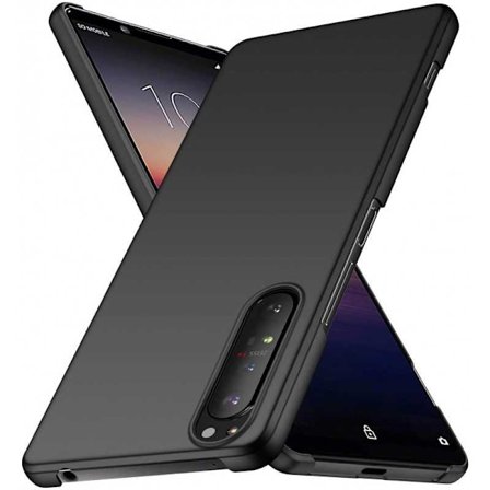 Xperia 1 II Kumipinnoitettu mattamusta Cover Basic V2 (XQ-AT51)