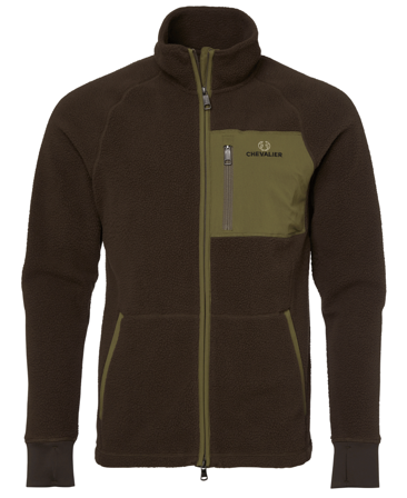 Chevalier Pax Light Pile Jacket Men Leather Brown