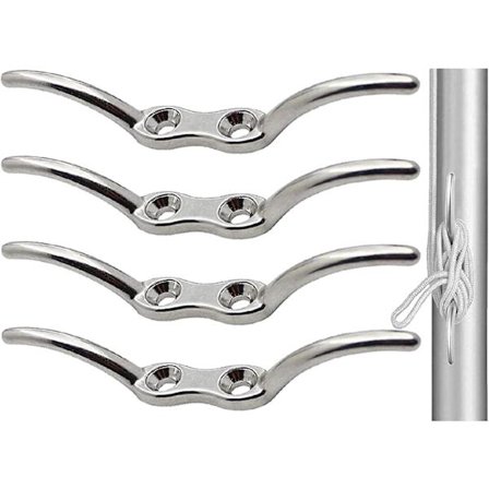 4 Pak Bådskammel Fortøjningskammel Blind Krog Kammel Mast Tovkammel