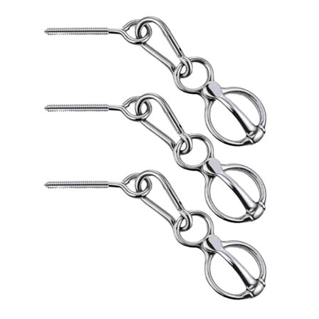 3 Sett Heste-binderinger Hesteutstyr Snapspenne Sikkerhet Hestetilbehør