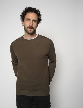 Mos Mosh Gallery Mmgabel Crew Neck Sweat - Green - XL