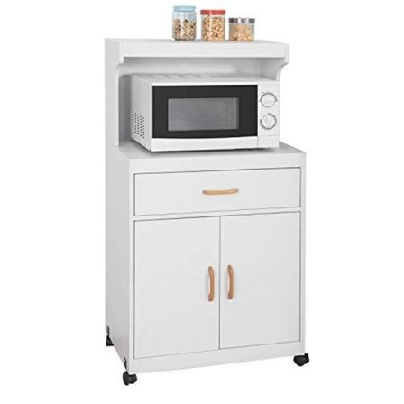 Rootz keittiön säilytysvaunu - Mikroaaltouunihylly - Säilytyskaappi kaappi pyörillä
