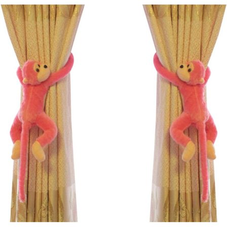 2 st söta gardiner för barnkammare med kyssande gardiner,