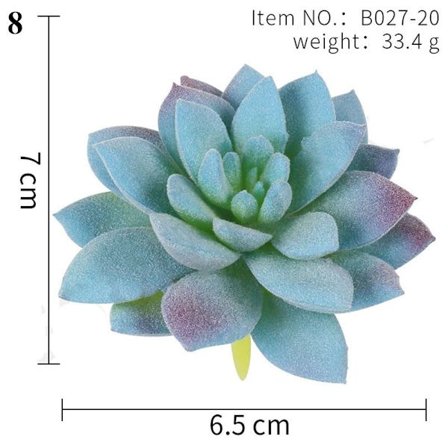 Dekoration Gröna konstgjorda suckulenter Växter 8 8
