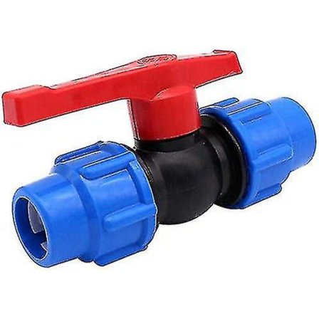 25mm HDPE plastkuleventil for 20-32mm vannrør