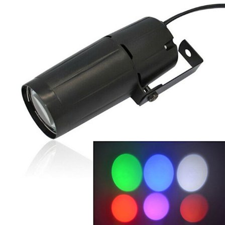 10W LED-projektorivalaisin, valonheitin, pistevalo, kirkas pistevalo, DJ-diskovalaistus, lavastevalo KTV-baariin, klubille, juhliin