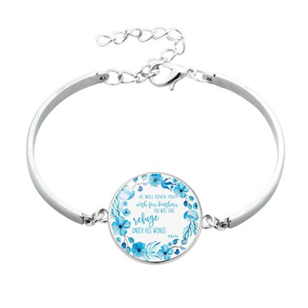 Valentinsdag Klassiske Citater til Time Gem Armring Justerbar Størrelse Smykker til Mænd Kvinder Elsker Bryllup Fødsel