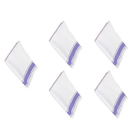 5 stk. skureklud rengøringsklude håndklæder fortykkede køkkenvask