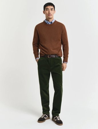 GANT Regular Cord Chinos - Green - 38 x 36