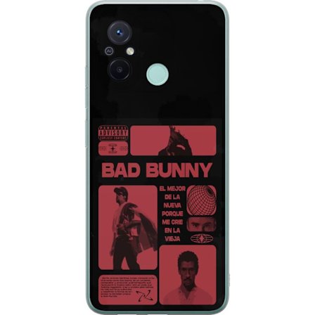 Kompatibelt Mobildeksel til Xiaomi Redmi 12C Bad Bunny NFL-inspirert skjoldlogo med amerikansk fotball og stjerner