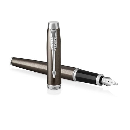 IM Dark Espresso/Chrome Fountain Pen Medium