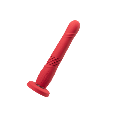 GRAVITY THRUSTING DILDO - röd - Vuxen.se - Silikondildo