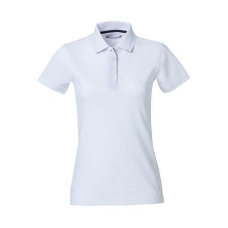 Clique Dam/dam Heavy Premium Polo Shirt S Vit
