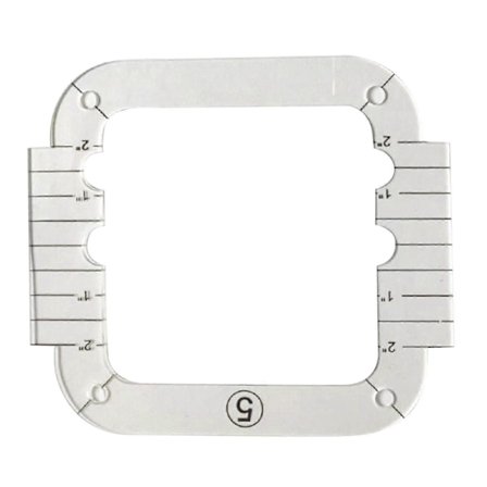 Multifunktionel akryl quilteskabelon og patchwork DIY sytegnerlineal