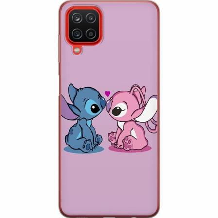 Samsung Galaxy A12 Genomskinligt Skal Lilo And Stitch