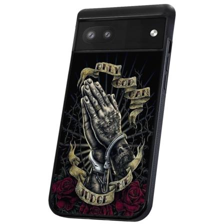 Google Pixel 6A - Deksel/Mobildeksel Only God Can Judge Me