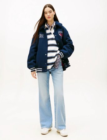 Tommy Jeans Bella Hgr Flr Bi0112 - Blue - 30 x 32