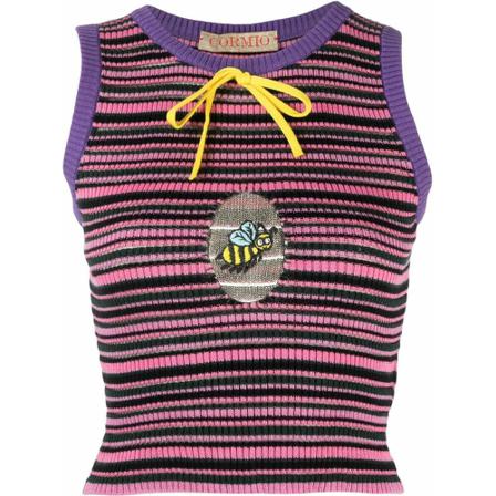Cormio Sleeveless Tops Pink, Dame